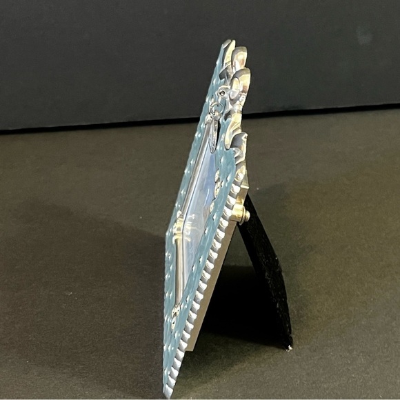 Today I Was Baptized in Christ Photo Frame Baby Silver Teal Turquoise Beach - Picture 4 of 9